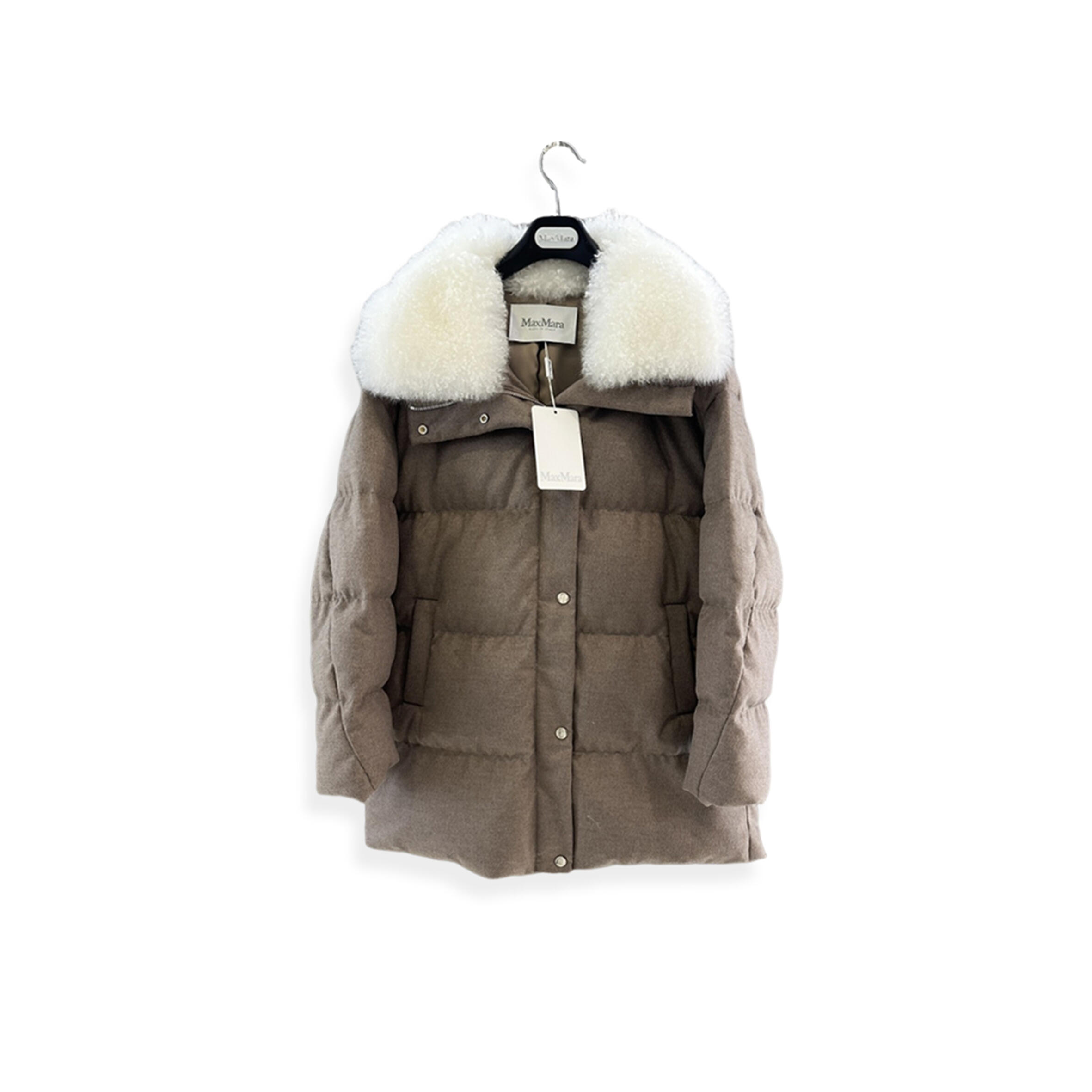 MAXMARA PUFFER JACKET WOMEN BROWN 